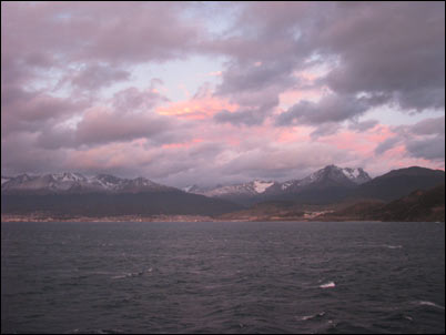 We komen opnieuw in Ushuaia aan