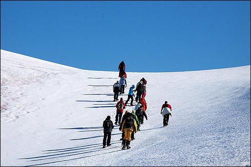 Sneeuwschoenwandelen