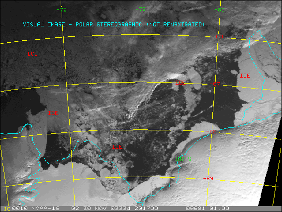 Satellietfoto van Davis en Prydz Bay